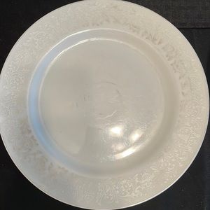 3 Lovelace Crown Victoria Fine China Plates